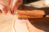 Crunchy chocolate super yummy layer cake